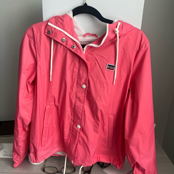 Brand new tag on Levi waterproof jacket. Never worn, super cute - Picture 2 of 3
